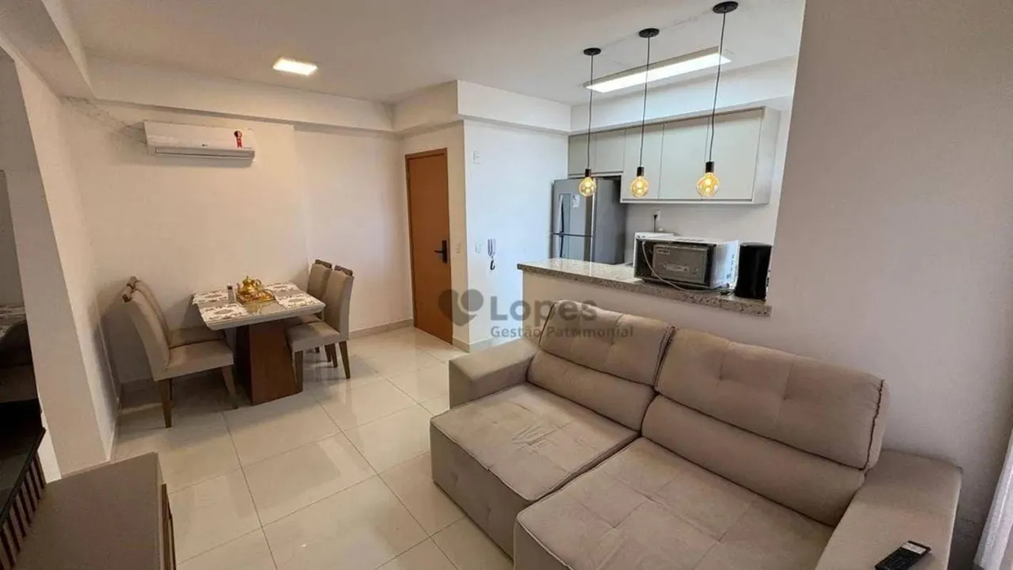 Apartamento Residencial mobiliado de excelente acabamento contendo 02 quartos se...
