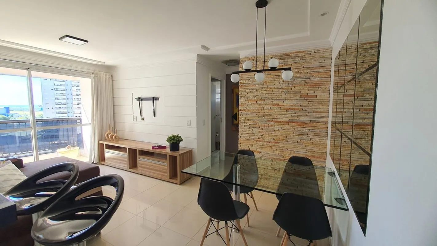 Apartamento 2 suítes mobiliado, exceto TV, no melhor Condomínio Clube do Parque ...