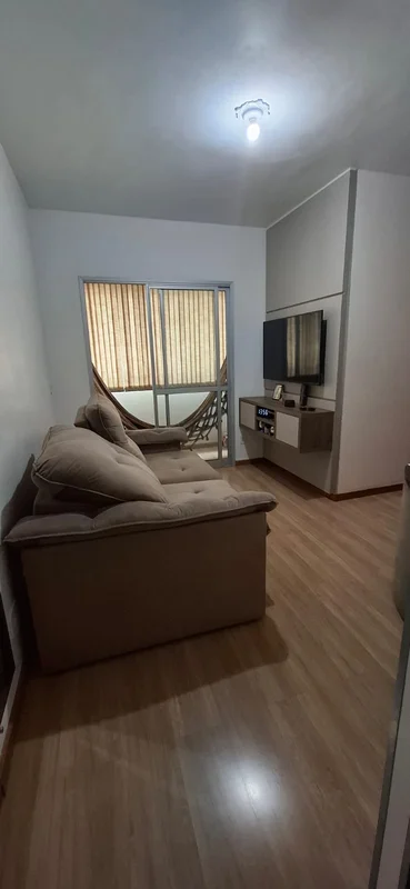 Apartamento Semimobiliado com Varanda e Vaga | Residencial Taguaparque – Centro ...