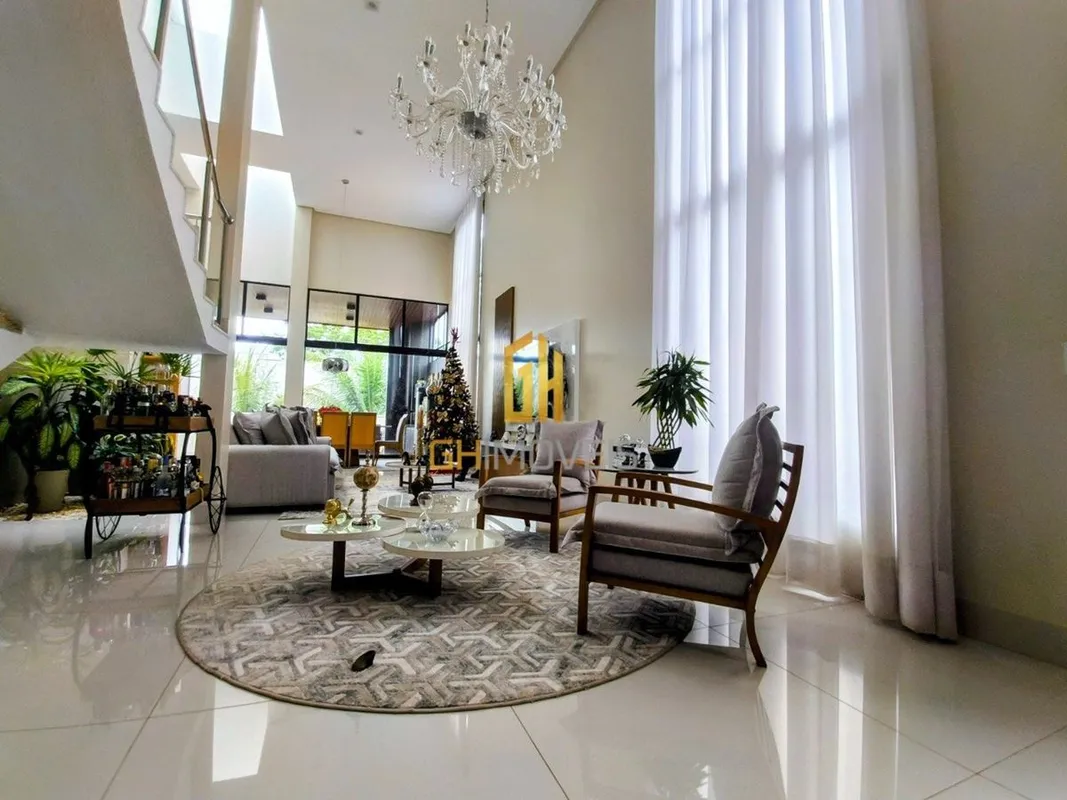 GH2054Casa com 4 suítes no Condomínio Portal do Sol Green, em terreno com 406m² ...
