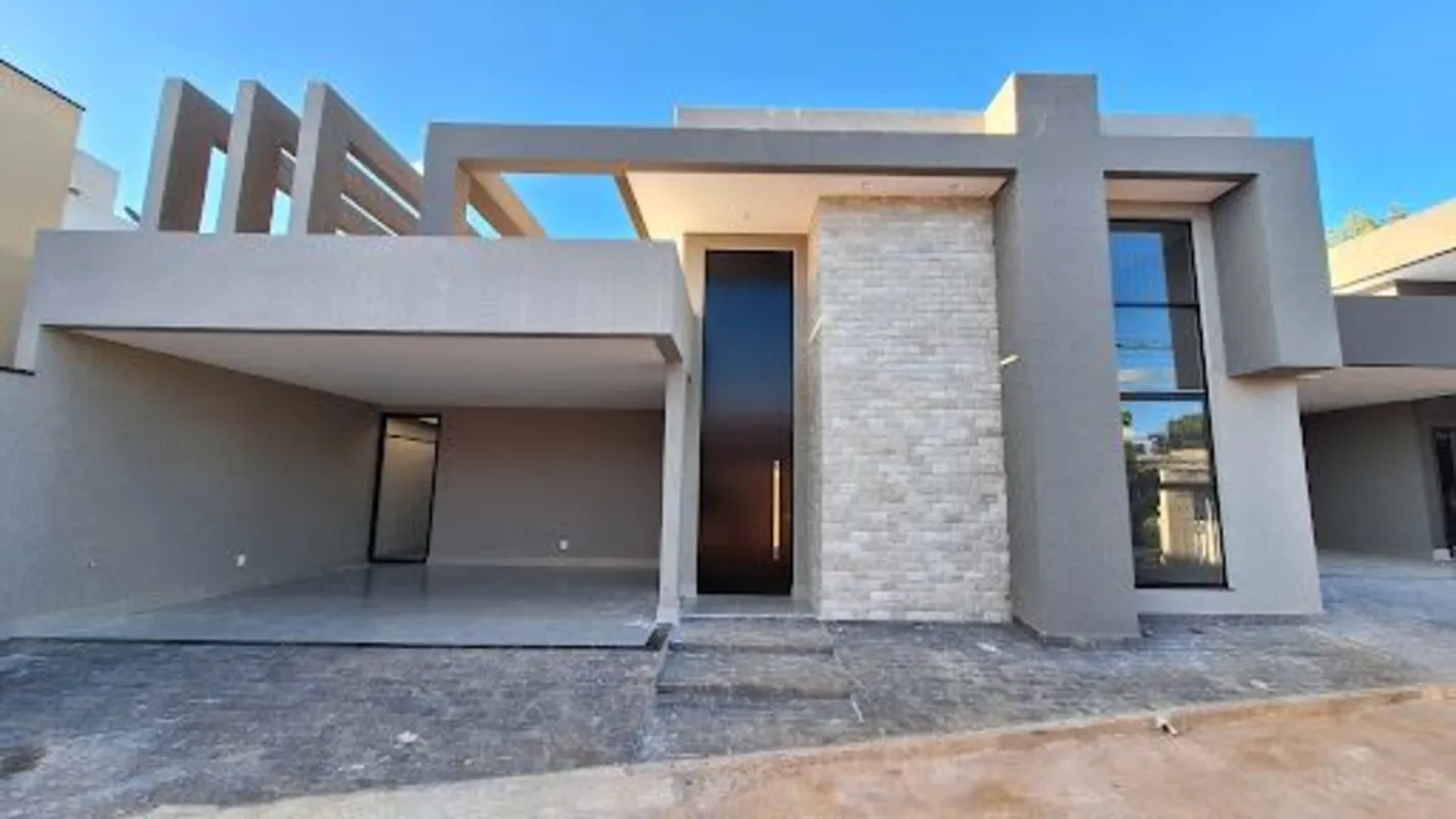 CASA MODERNA SHA 04 ARNIQUEIRA 3 QUARTOS LOTE 250M²CHURRASQUEIRAProjeto contempo...