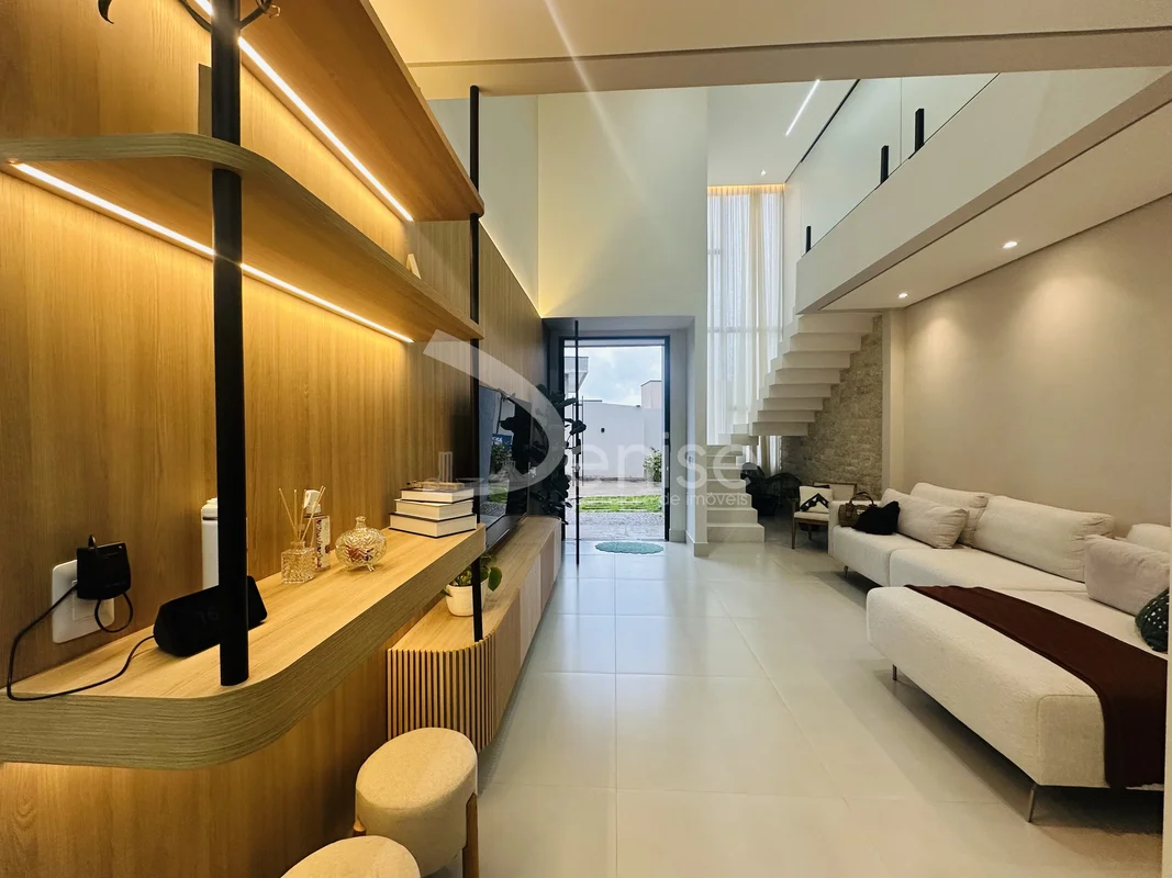  Arniqueiras Casa em condomínio fechado Magnífica casa contemporânea nova, sorna...