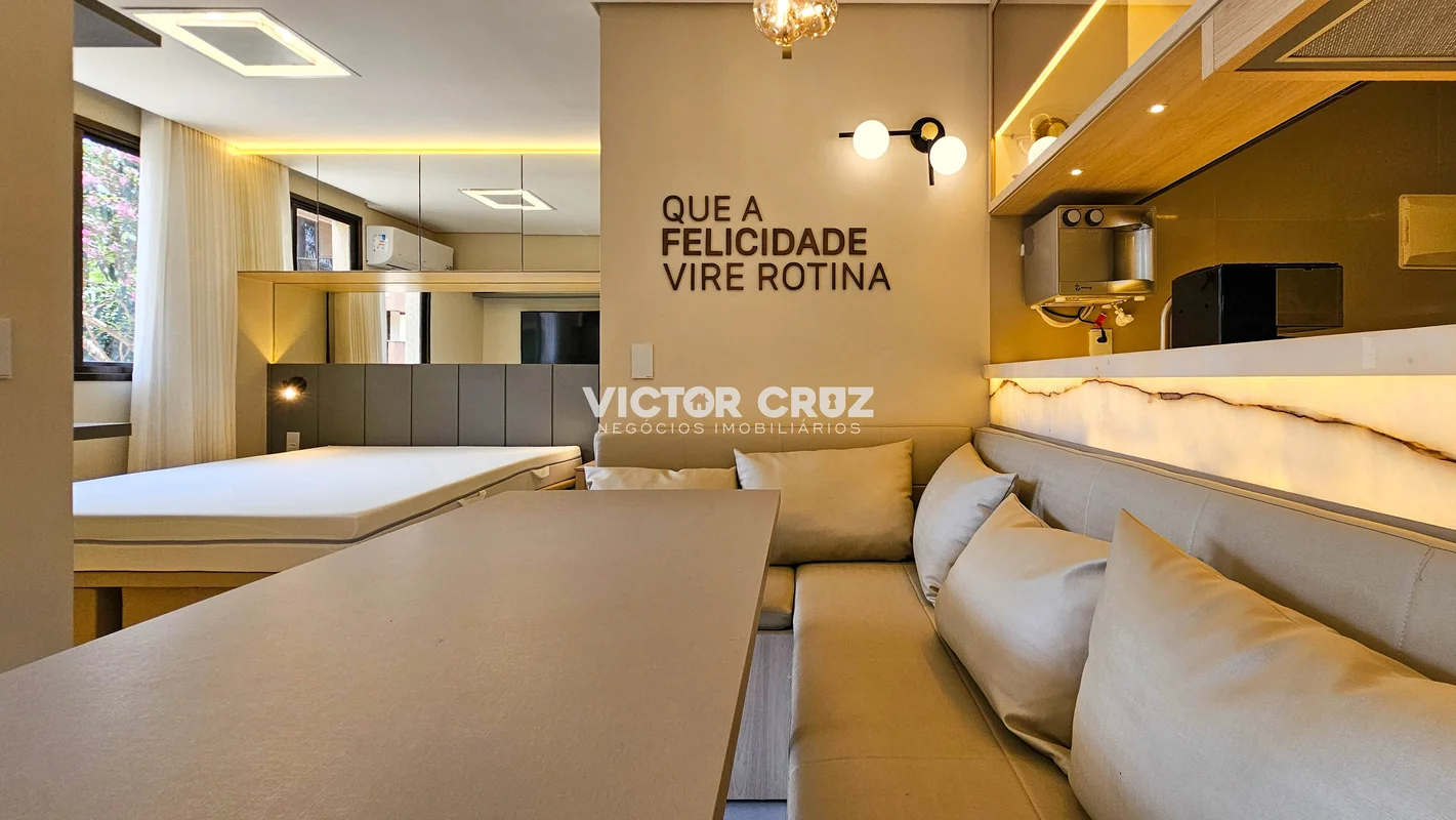 Victor Cruz Negócios Imobiliários LTDA aluga:Life Resort.Magnífico flat totalmen...