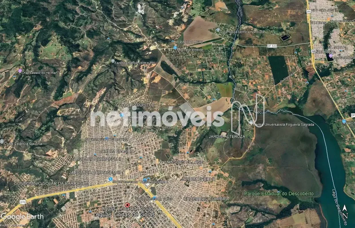 Lote 30m X 113m com 3.410 m² em Águas Lindas de Goiás - Várias opções de lotes d...