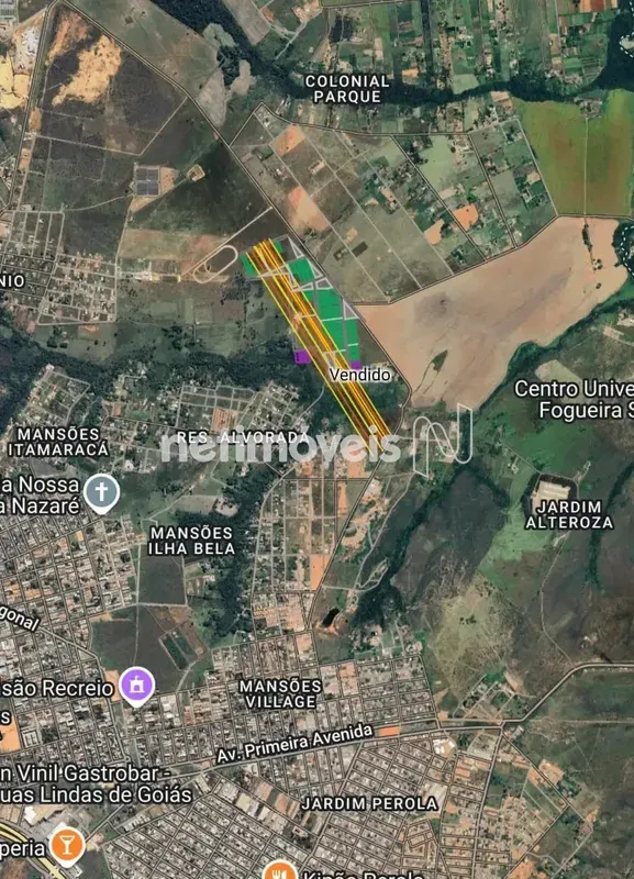 Lote 30m X 60m com 1.800 m² em Águas Lindas de Goiás - Várias opções de lotes de...