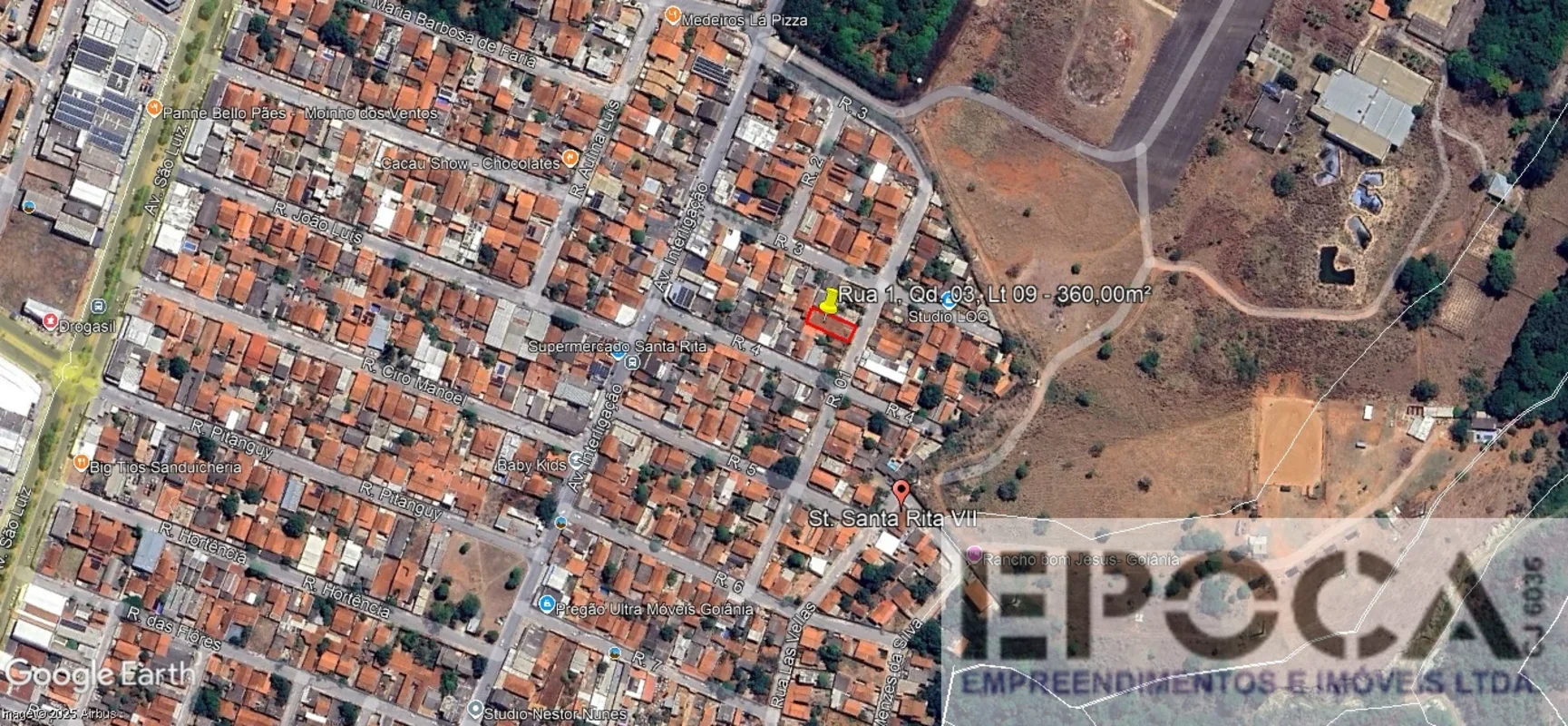 Vendo lote residencial no Setor Santa Rita VII, localizado na Rua 01, Qd. 03, co...