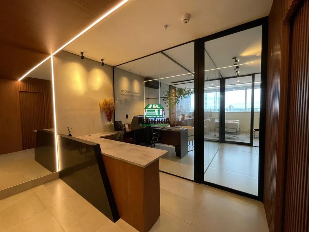 Sala Gênesis Office- Área 51m²- Mobiliada- Andar alto- Copa- Banheiro- 1 vaga de...