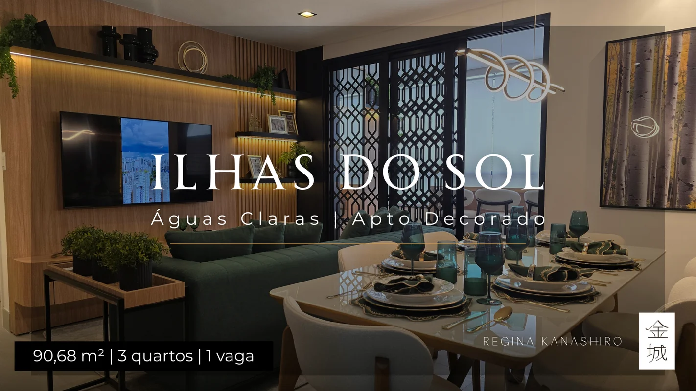 Residencial Ilha do Sol | 3 quartos (1 suíte) | 90,68 m² | Varanda gourmet | Águ...