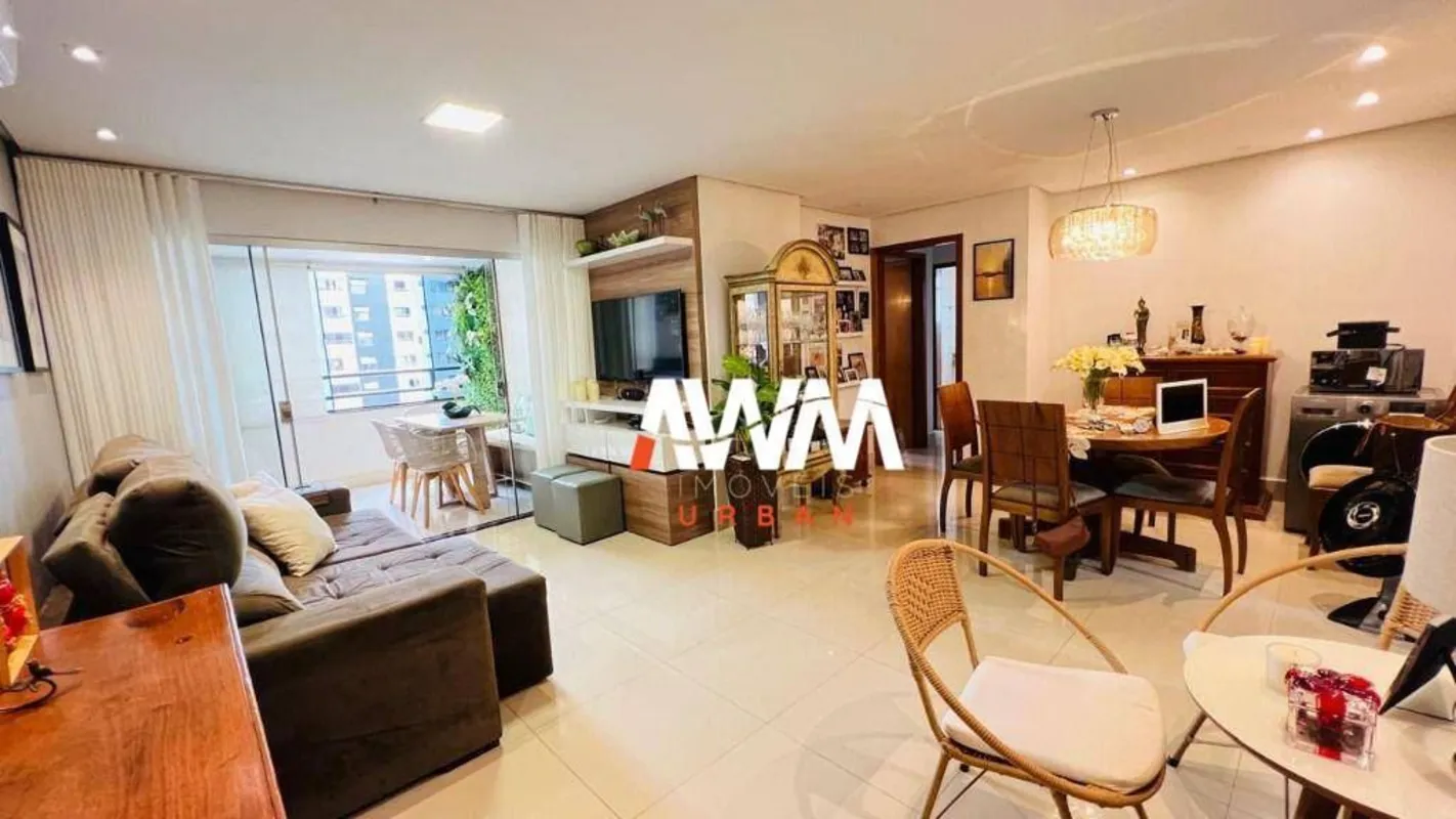 Apartamento 3 Quartos- 1 Suíte com ampla varanda Gourmet, 2 vagas, completo em a...