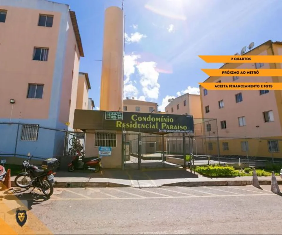 Apartamento de 2 Quartos - Condomínio Paraíso Samambaia SulLocalização: QS 106, ...