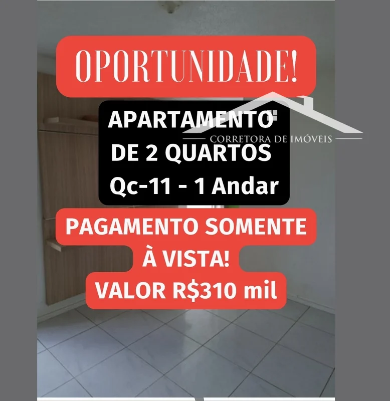 OPORTUNIDADE!!APARTAMENTO QUITADO!1 ANDAR!QUADRA ESTRUTURADA!VISTA LIVRE! VENDE-...