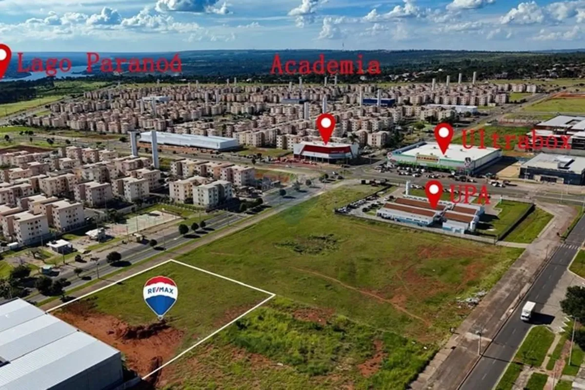 Quadra 1/2 Lote para grandes empresas com 1.800m2 ou 3.600m2 estudo propostas(Te...