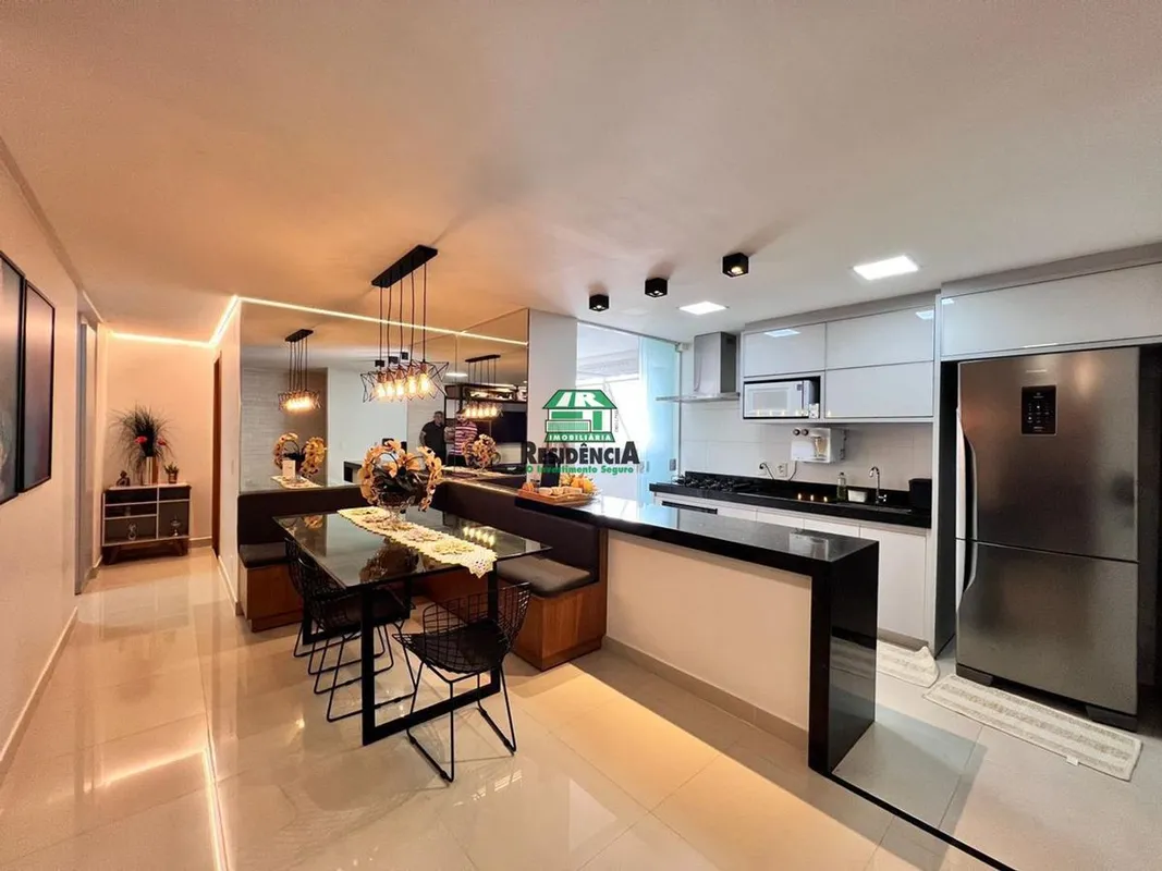 Apartamento Residencial Wanda Brasil- Área 99m²- Andar alto- Mobiliado- 3 quarto...