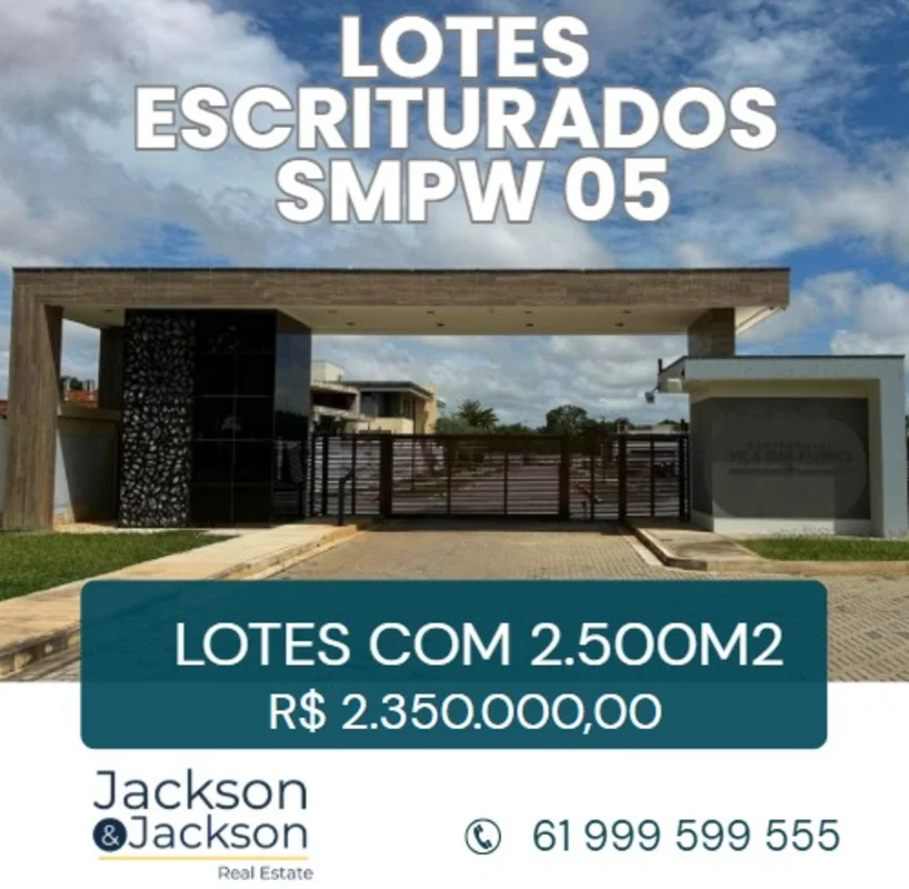Lote residencial à venda na SMPW Quadra 5*03 UNIDADES DISPONÍVEIS , Lotes escrit...