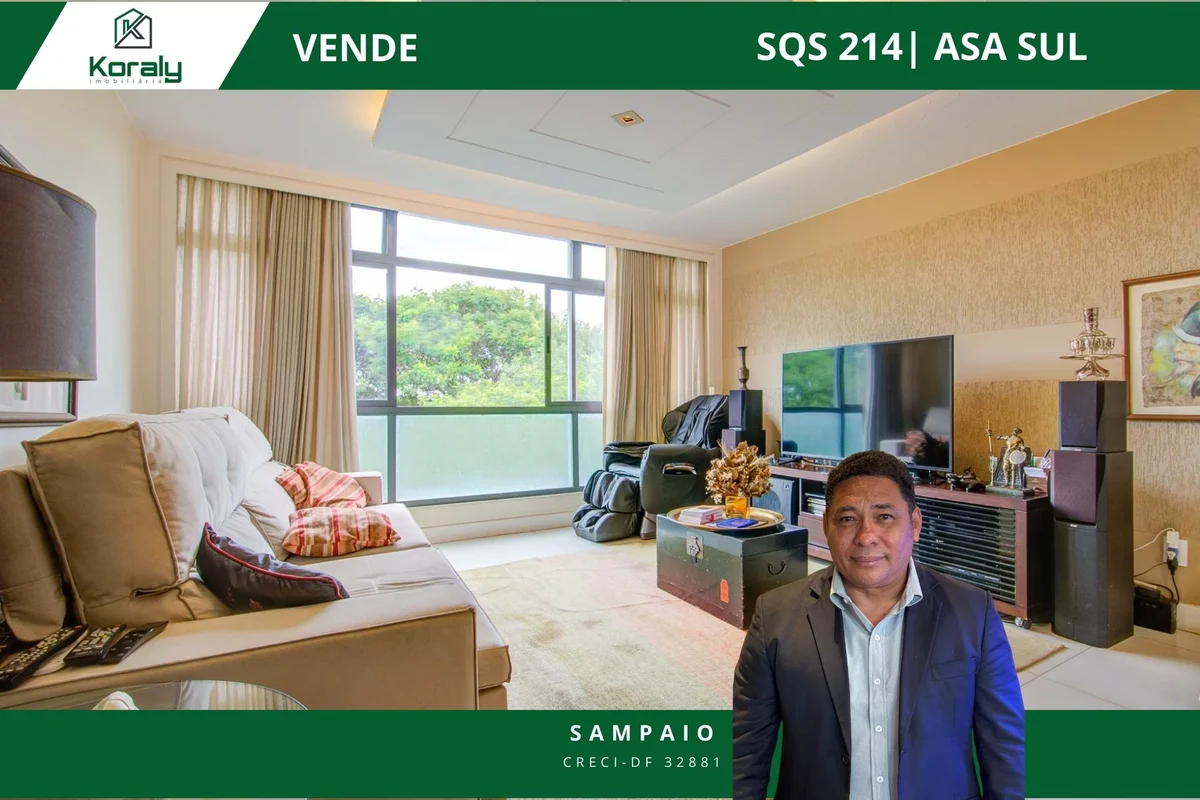 Excelente apartamento reformado na Asa Sul, com 114m², localizado em andar alto,...