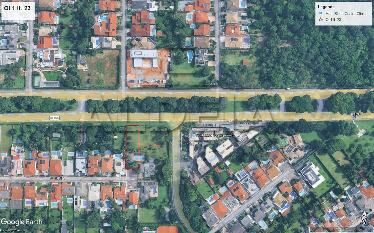 Lote de frente para a pista - EPDB. Contra ponta de picolé interna com 1.300 m²....