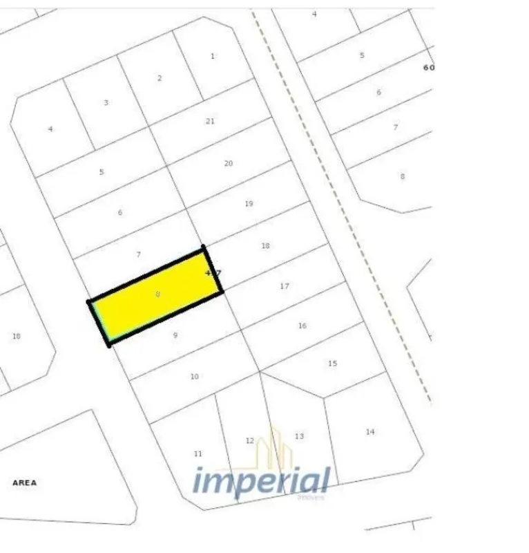 Lote comercial/residencial com 486m2 sendo 13mts de frente. Entre a Avenida C-17...