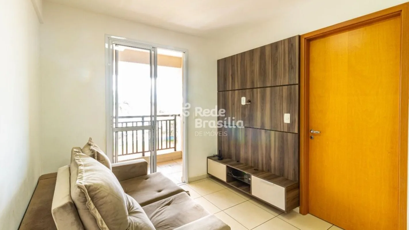 CSG 03 - Apartamento 1 quarto Mobiliado com varanda no Tagualife - Taguatinga Su...