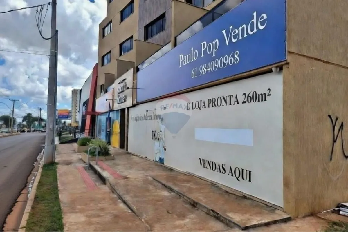 LOJA TÉRREA DE RUA À VENDA 260m² CENTRO URBANO DE SAMAMBAIA SUL DFOportunidade p...