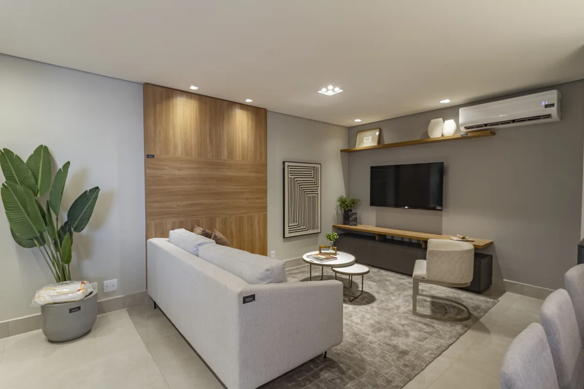 Unité Residencial é o tipo de 3 suítes que faz você parar de “pesquisar em Águas...