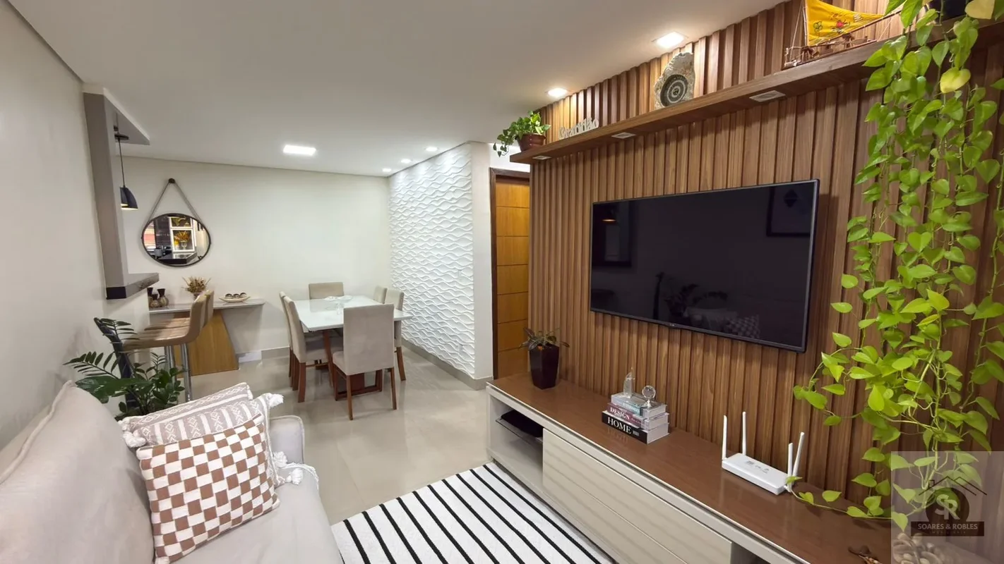Parque Riacho 42, apto de 51m², 2 qtos, 1° andar, nascente, lazer e garagem - R$...