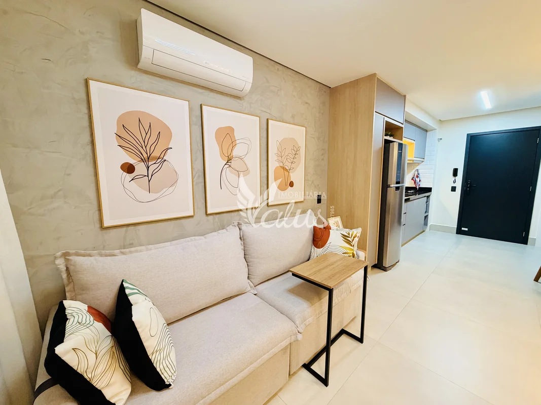 ?HUB Compact Life - Porteira Fechada?Mobiliado e Decorado Studio de 47m²1 vaga G...