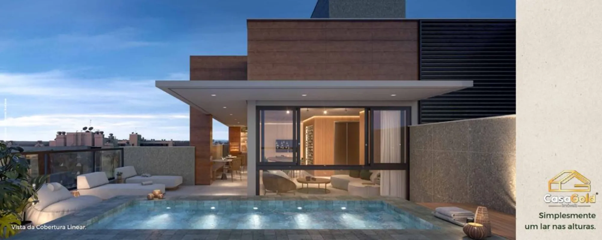 LAR RESIDENCIAL & SPA URBANOCOBERTURA LINEAR LUXUOSA COM 240,78 M², IDEAL PARA Q...