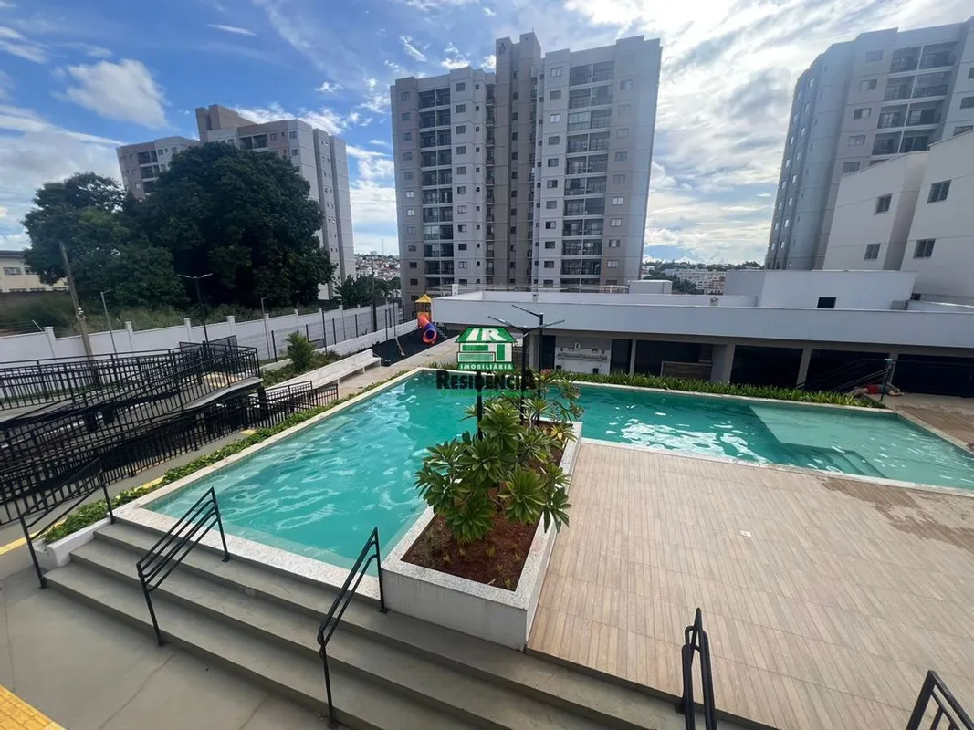  Área 48m²- Andar alto- 2 quartos sendo uma suíte reversível- Sala- Cozinha - Va...