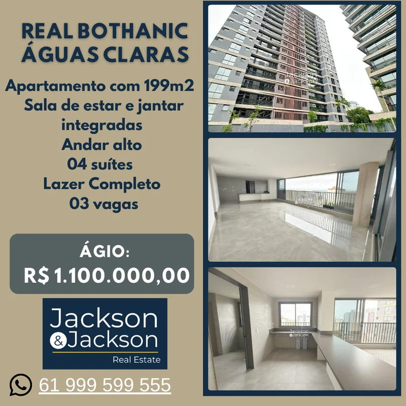 Descubra seu novo lar na Quadra 104 no residencial Real Bothanic em Águas Claras...