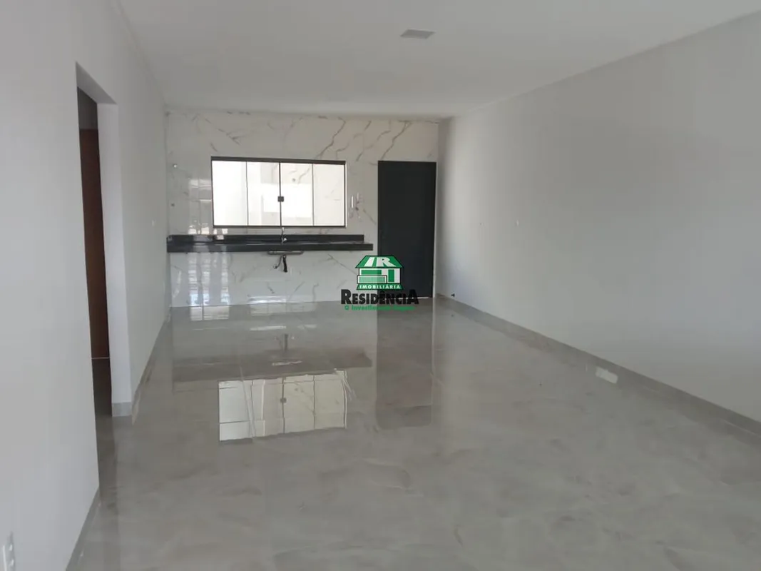 Casa Jardim Itália- Área total 200m²- Área construída 139m²- Sala e cozinha amer...