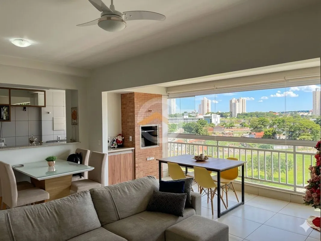 Apartamento de alto padrão com 3 quartos sendo 3 suítes, varanda integrada com c...