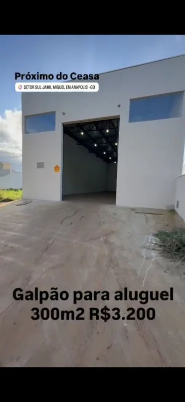 Galpao proximo ao ceasa , setor sul jamil miguel , 300m2 26/02/26