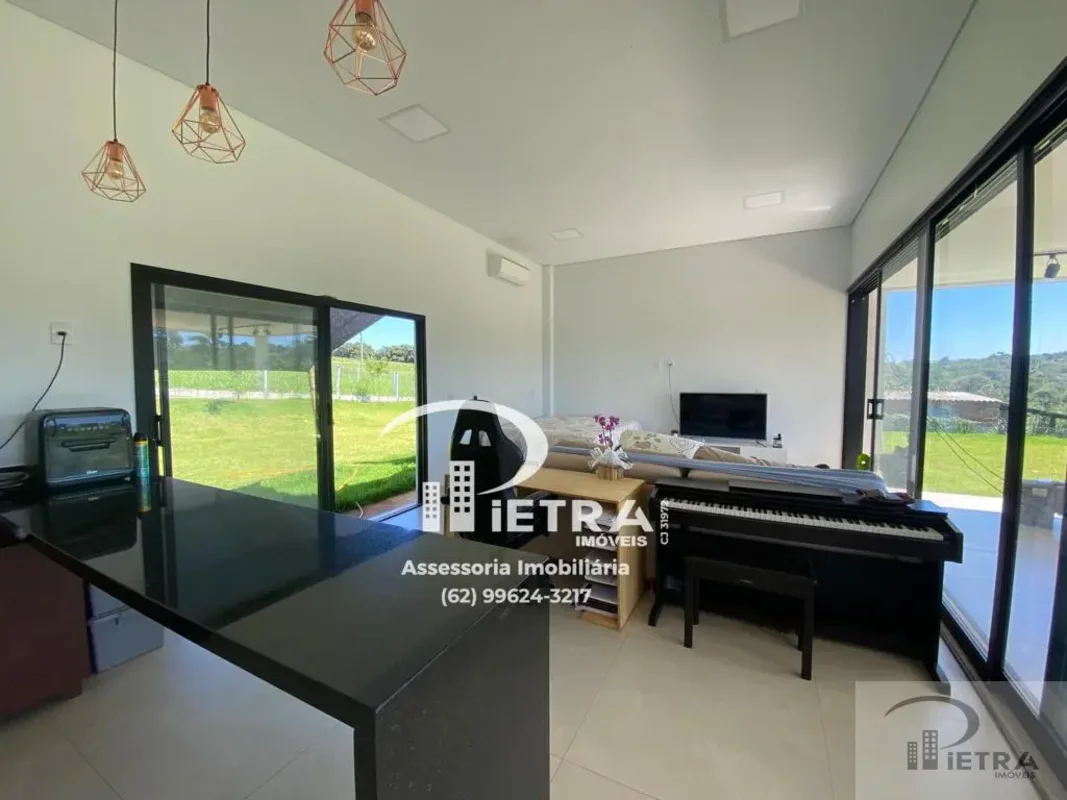 Chacara em Condominio fechado, casa com projeto aprovado com area de 170 mts, se...