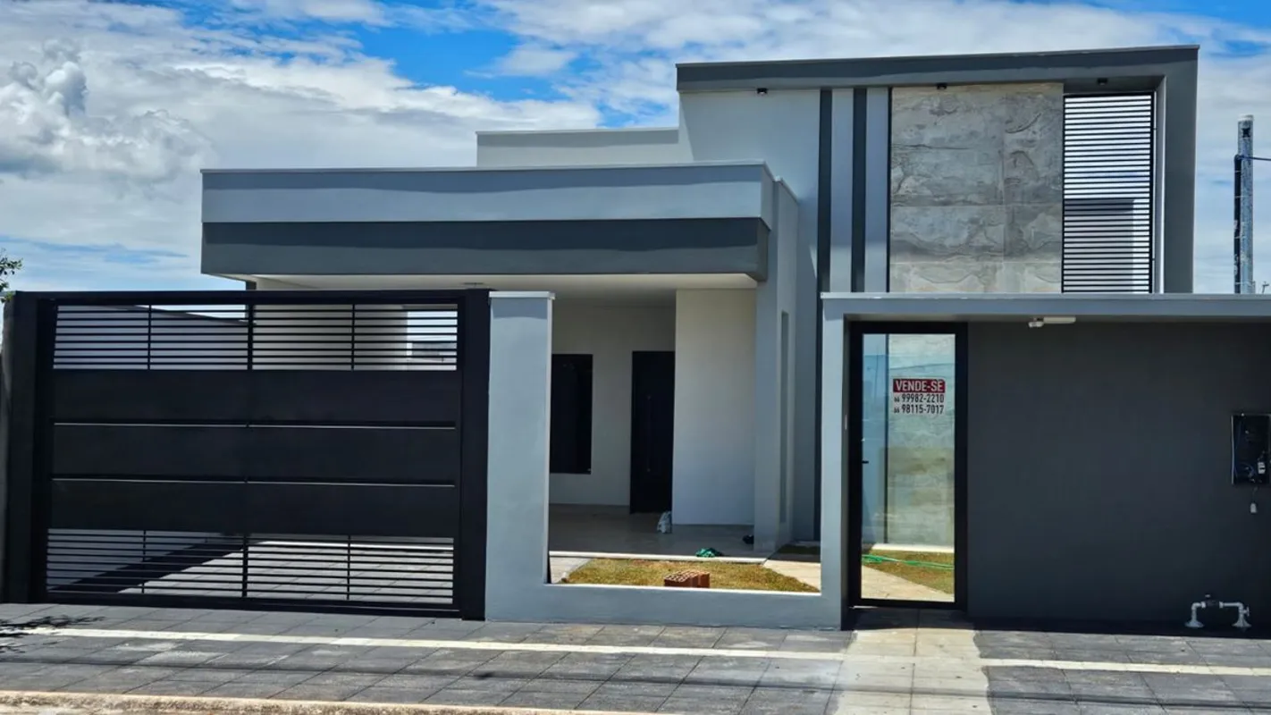 3 quartos sendo uma suíte com closetSala Cozinha IntegradaBanheiroLavanderiaGara...