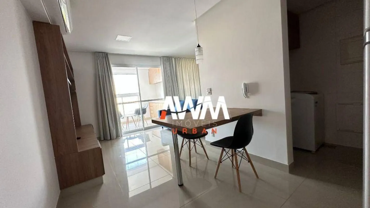 Apartamento mobiliado com 1 quarto, mobília nova, primeiro aluguel, prédio com l...