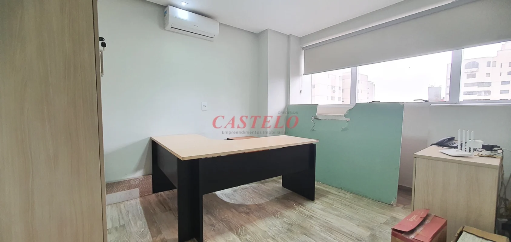 ?? Área privativa - 32m²?? COM ACABAMENTOSDividida em dois ambientes (reversívei...