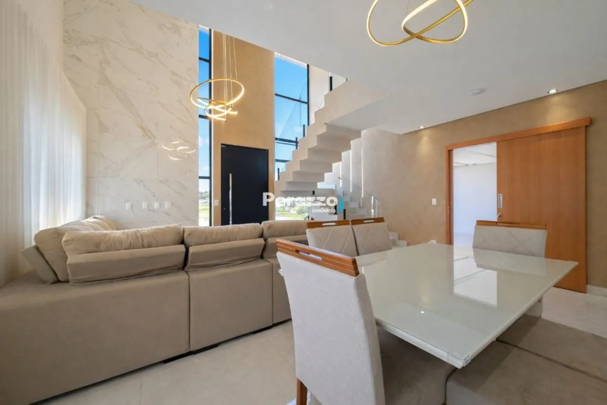 Sofisticação e modernidade em uma residência projetada para oferecer bem-estar e...