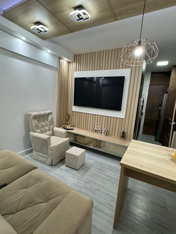 QR 408 – Residencial Aveiro | 1 Quarto | 33m² | Reformado | 1 Vaga Coberta | Sam...