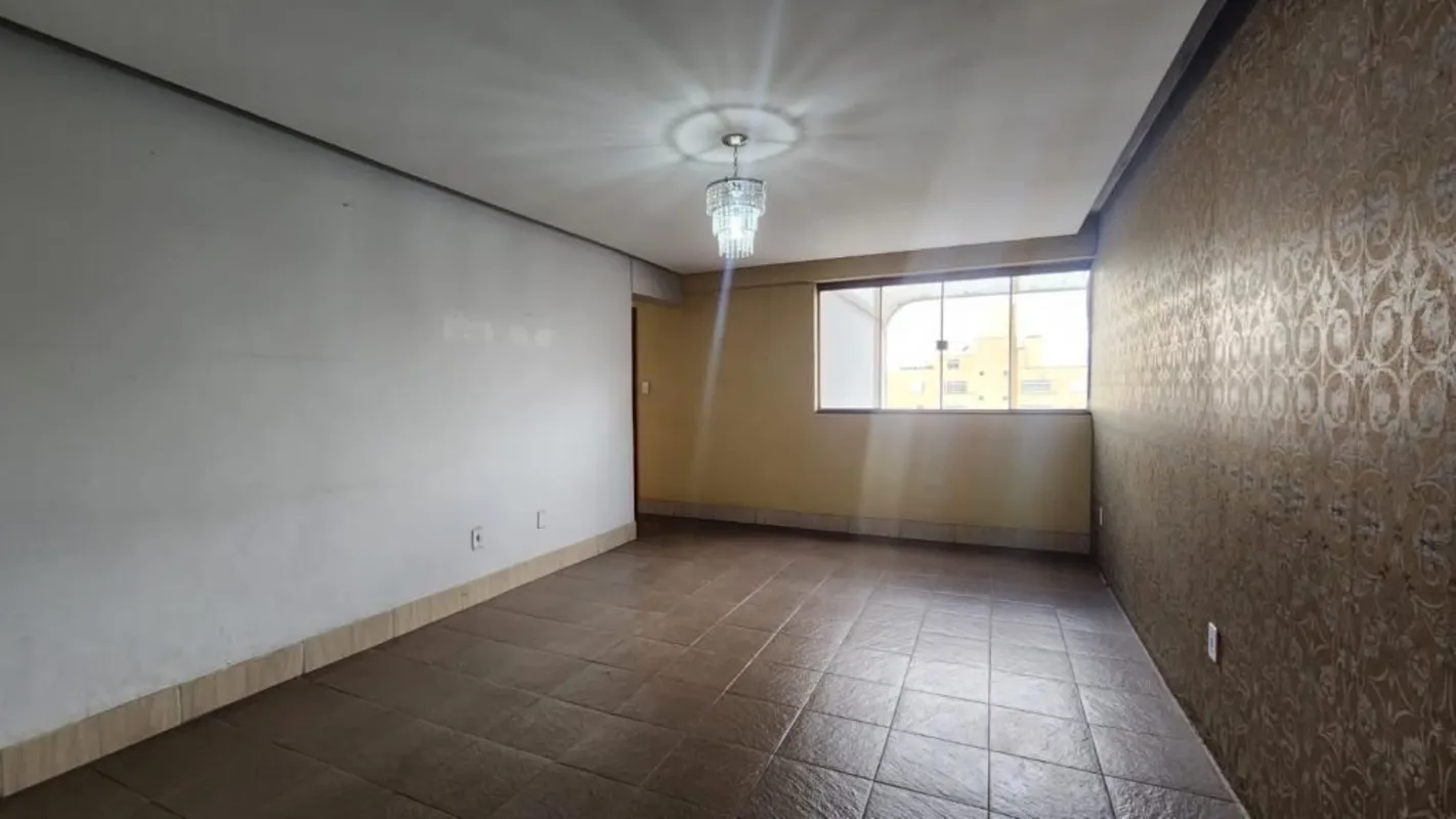 Apartamento de 90,00m² com sala ampla para dois ambientes, cozinha com armários ...