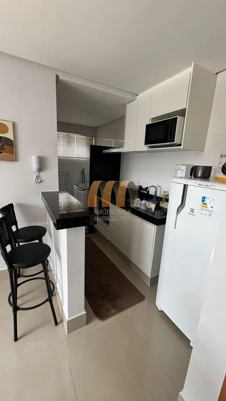  Kitnet totalmente mobiliada e equipada, com 30,11 m² muito bem distribuídos, pe...
