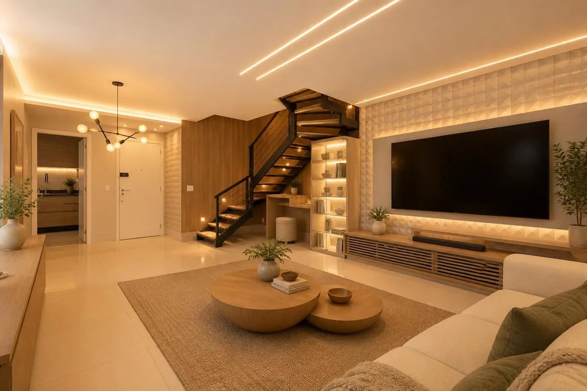 COBERTURA DUPLEX, 3 QUARTOS, 1 SUÍTE, 2 VAGASCom projeto moderno, excelente apro...