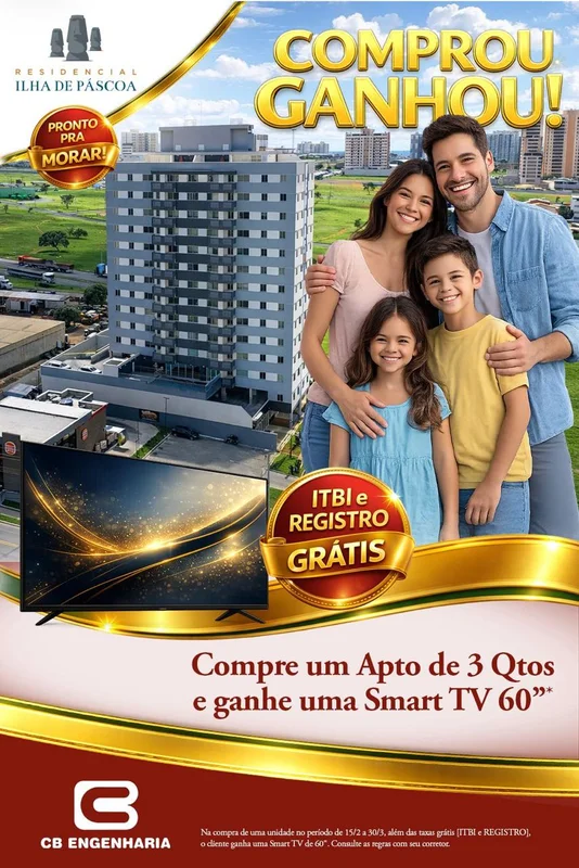 Residencial Ilha de Páscoa - 3 quartos - SamambaiaLocalização: Quadra 201 - Sama...