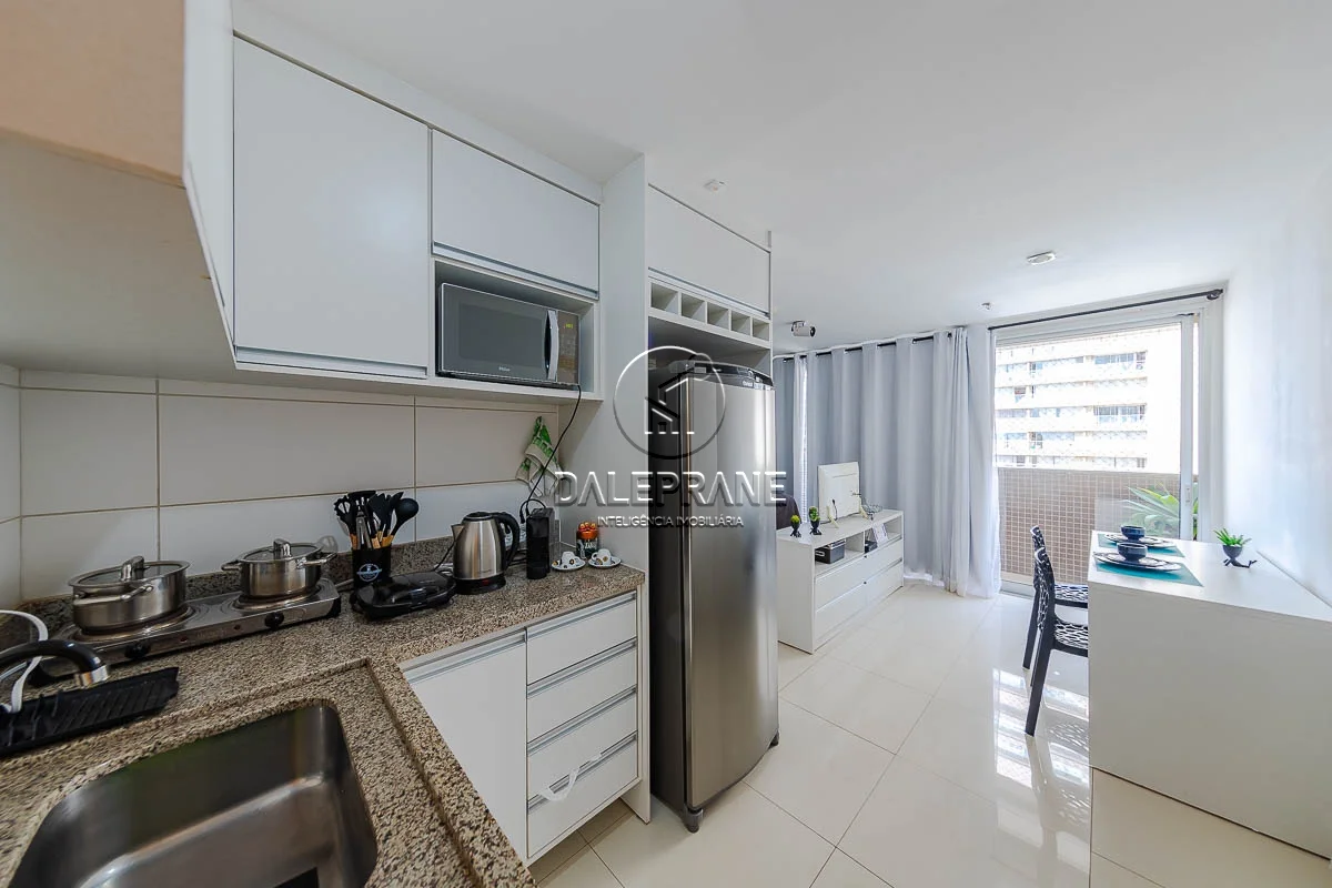 DF Plaza Águas Claras | 1 Suíte Mobiliado | Andar Alto | Varanda | 1 Vaga | Laze...
