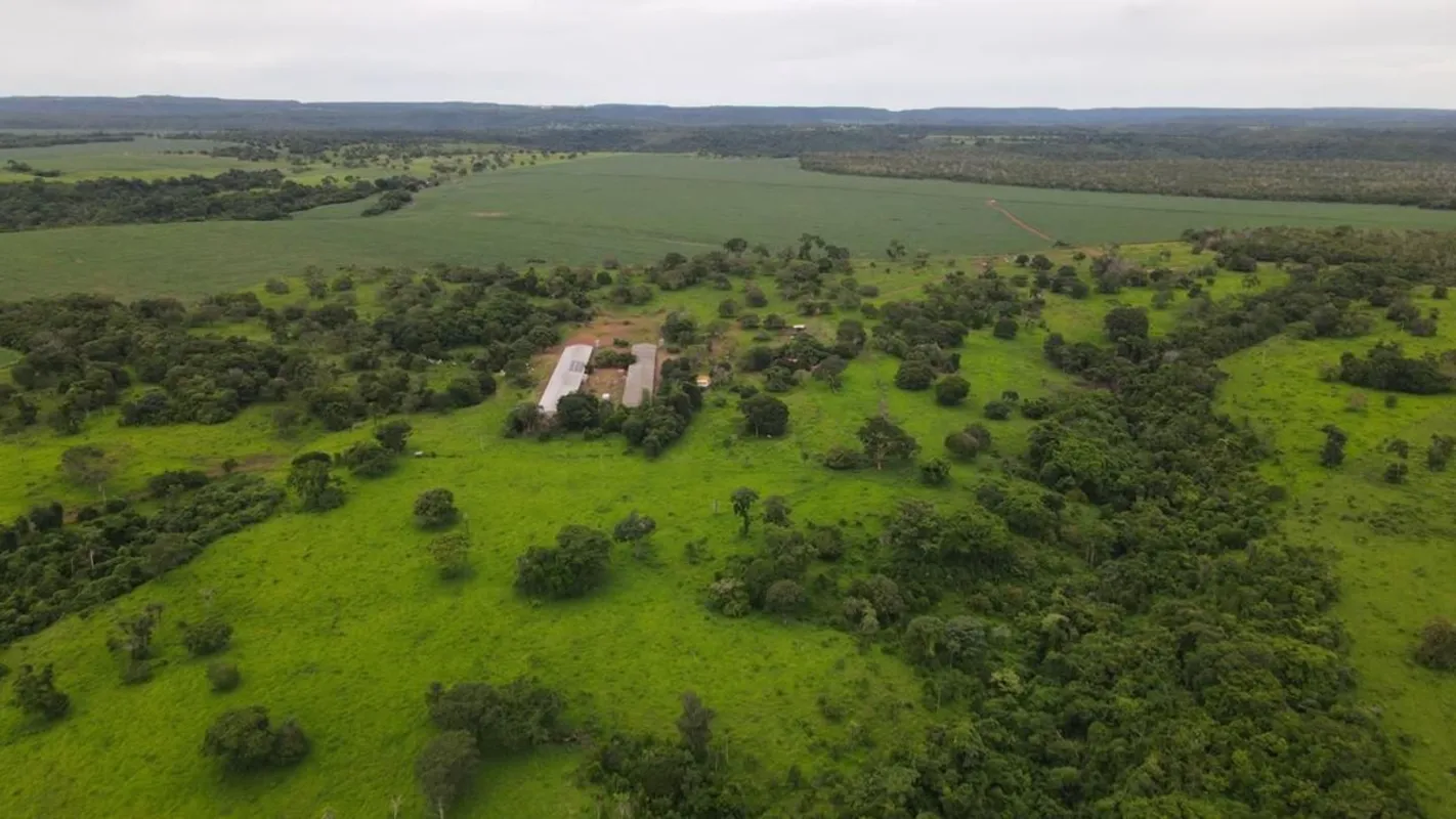 FAZENDA NA REGIÃO CENTRAL- DUPLA APTIDÃO-Divisa com Lavoura de Soja.Área total 2...