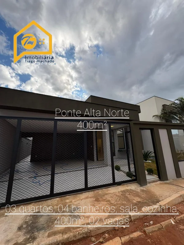 Excelente casa na Ponte Alta Norte com Fino Acabamento? 3 quartos, sendo 3 suíte...