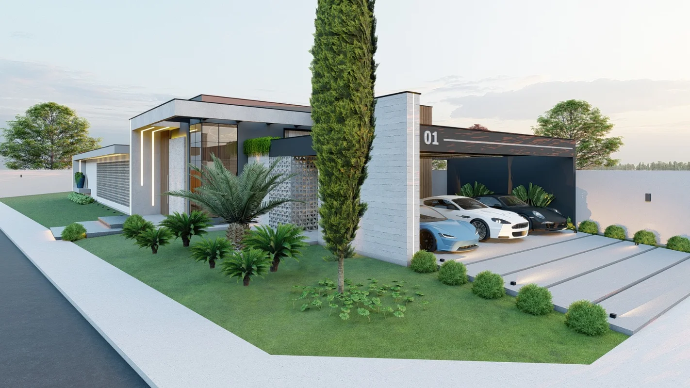 Casa Moderna no Altiplano Leste (Esquina)Imóvel em construção com entrega para J...