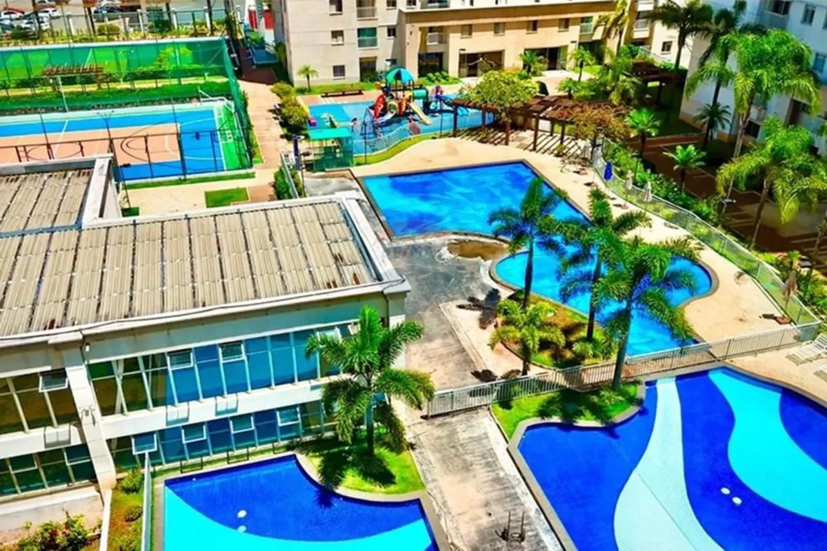 Apartamento de 2 quartos com suíte e varanda à venda no Residencial Ventura em S...