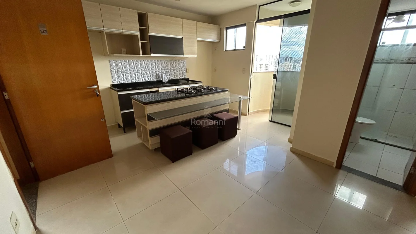 Com 44,64 m² de área útil bem distribuída, o apartamento conta com 1 dormitório ...