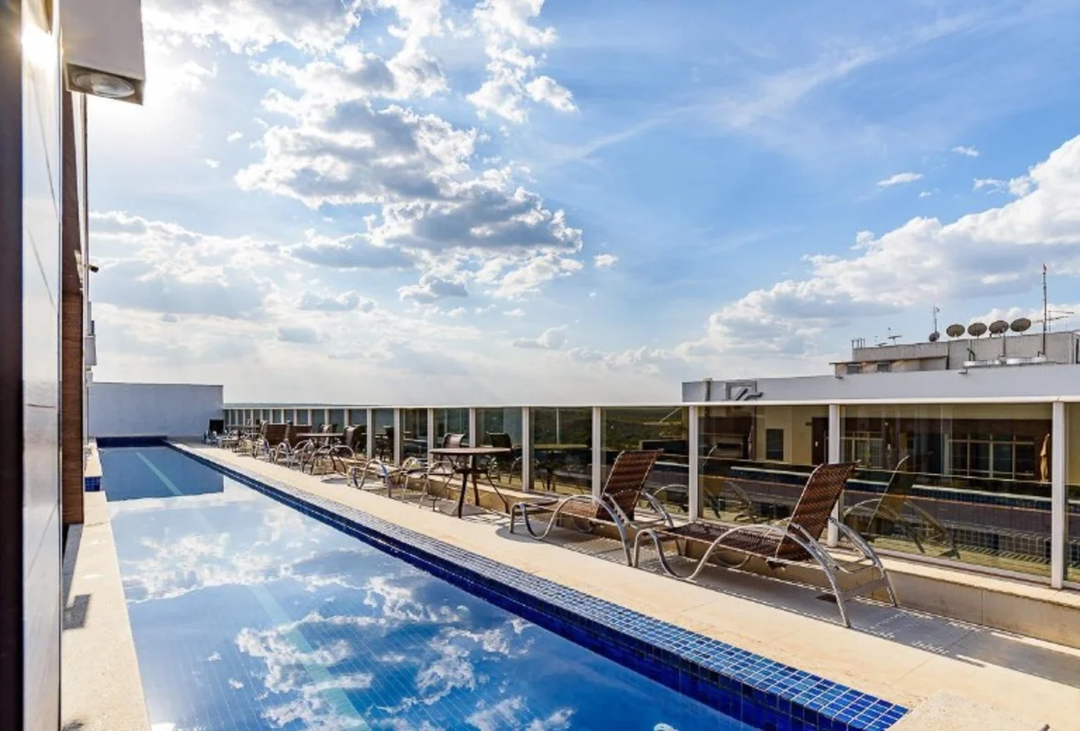 Atrium Platine |Noroeste| 1 Quarto Alto Padrão, Vista Livre e Mobiliado.Apartame...