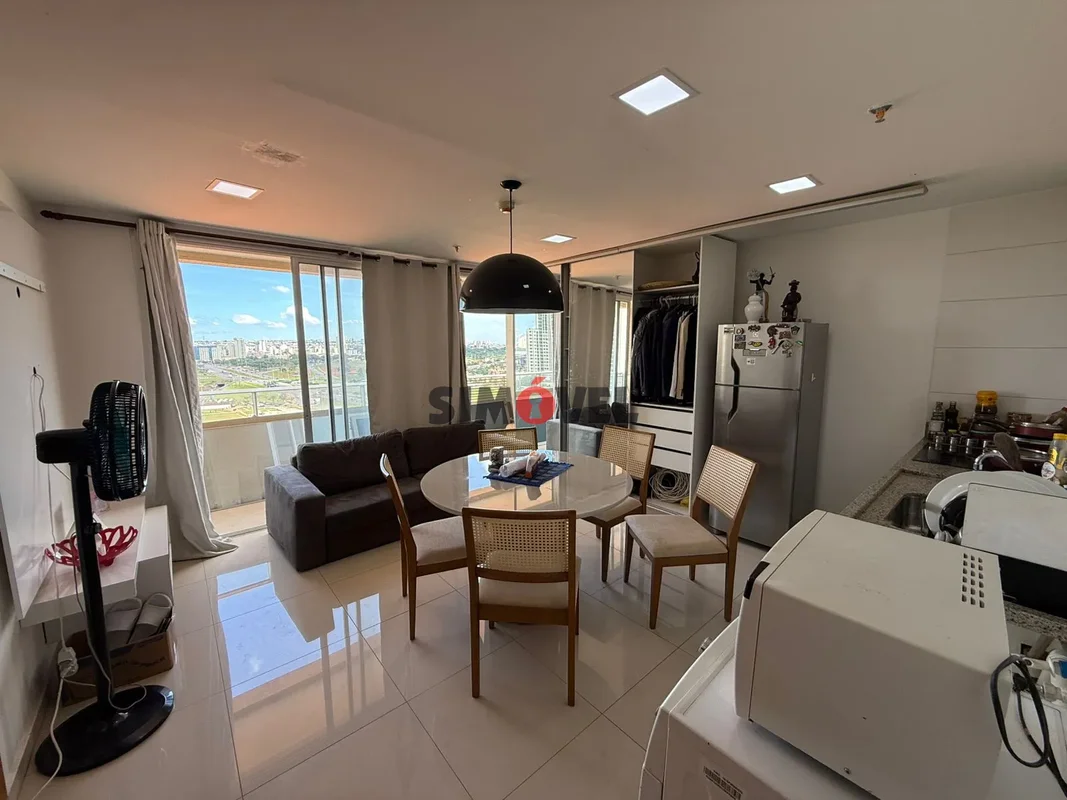 43m², mobiliado, suíte, varanda, andar alto, vista livre, DF Century Plaza - R$:...